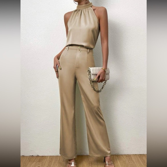 Luxe halter top and pants set - Picture 11 of 15